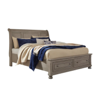 Ashley B733 Lettner King Sleigh Bed with Storage